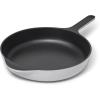 Caraway Cast Iron Skillet – 12” Enameled Cast Iron Pan With 3 Layer Enamel Coating – No Seasoning Required – Compatible With All Stovetops – Free From Forever Chemicals – Cream(Gray)