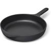 Caraway Cast Iron Skillet – 12” Enameled Cast Iron Pan With 3 Layer Enamel Coating – No Seasoning Required – Compatible With All Stovetops – Free From Forever Chemicals – Cream(Charcoal)