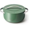 Caraway Dutch Oven Pot with Lid (6.5 qt, 10.5″) – Non-Stick Ceramic Coating – Free From Forever Chemicals – Oven Safe & Stovetop Agnostic – Cream(Sage)