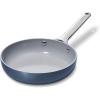 Caraway Nonstick Ceramic Mini Fry Pan (1.05 qt, 8″) – Non Toxic, PTFE & PFOA Free – Oven Safe & Compatible with All Stovetops (Gas, Electric & Induction) – Cream(Navy)