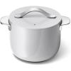 Caraway Petite Cooker – 2 Qt Ceramic Coated Pot – Free From Forever Chemicals – Perfect for Rice, Grains, or Sauces – Cream(Gray)