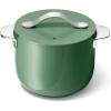 Caraway Petite Cooker – 2 Qt Ceramic Coated Pot – Free From Forever Chemicals – Perfect for Rice, Grains, or Sauces – Cream(Sage)