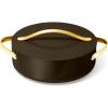 Caraway Rondeau – 6 Qt Non-Stick Pan with Lid – Free From Forever Chemicals – Perfect for Searing, Braising, & Roasting – Cream(Black)