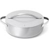 Caraway Rondeau – 6 Qt Non-Stick Pan with Lid – Free From Forever Chemicals – Perfect for Searing, Braising, & Roasting – Cream(Gray)