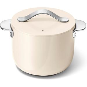 Caraway Petite Cooker – 2 Qt Ceramic Coated Pot – Free From Forever Chemicals – Perfect for Rice, Grains, or Sauces – Cream(Cream)