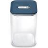 Caraway 2.5qt Glass Airtight Food Storage Container with Lid – Non-Toxic, BPA-Free Kitchen Storage Container – Stackable, Space-Saving Airtight Container for Dry Goods and More – Navy(Navy)