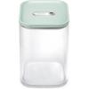 Caraway 2.5qt Glass Airtight Food Storage Container with Lid – Non-Toxic, BPA-Free Kitchen Storage Container – Stackable, Space-Saving Airtight Container for Dry Goods and More – Navy(Mist)