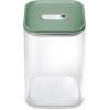 Caraway 2.5qt Glass Airtight Food Storage Container with Lid – Non-Toxic, BPA-Free Kitchen Storage Container – Stackable, Space-Saving Airtight Container for Dry Goods and More – Navy(Sage)