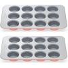 Caraway Non-Stick Ceramic 12-Cup Muffin Pan – Naturally Slick Ceramic Coating – Non-Toxic, PTFE & PFOA Free – Perfect for Cupcakes, Muffins, and More – Cream(Perracotta)