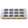 Caraway Non-Stick Ceramic 12-Cup Muffin Pan – Naturally Slick Ceramic Coating – Non-Toxic, PTFE & PFOA Free – Perfect for Cupcakes, Muffins, and More – Cream(Marigold)