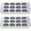 Caraway Non-Stick Ceramic 12-Cup Muffin Pan – Naturally Slick Ceramic Coating – Non-Toxic, PTFE & PFOA Free – Perfect for Cupcakes, Muffins, and More – Cream(Cream)
