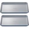 Caraway Non-Stick Ceramic Baking Sheet – Naturally Slick Ceramic Coating – Non-Toxic, PTFE & PFOA Free – Perfect for Baking, Roasting, and More – Large (18″ x 13″) – Cream(Navy)