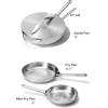 Caraway Stainless Steel Fry Pan Trio