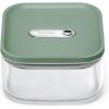 Caraway 2.5qt Glass Airtight Food Storage Container with Lid – Non-Toxic, BPA-Free Kitchen Storage Container – Stackable, Space-Saving Airtight Container for Dry Goods and More – Navy(Sage)