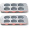 Caraway Non-Stick Ceramic 12-Cup Muffin Pan – Naturally Slick Ceramic Coating – Non-Toxic, PTFE & PFOA Free – Perfect for Cupcakes, Muffins, and More – Cream(Perracotta)