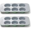 Caraway Non-Stick Ceramic 12-Cup Muffin Pan – Naturally Slick Ceramic Coating – Non-Toxic, PTFE & PFOA Free – Perfect for Cupcakes, Muffins, and More – Cream(Sage)