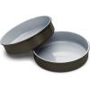 Caraway Non-Stick Ceramic 9” Circle Pan – Naturally Slick Ceramic Coating – Non-Toxic, PTFE & PFOA Free – Perfect for Birthday Cakes, Tartes, & More – Sage(Black)