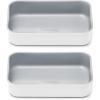Caraway Non-Stick Ceramic 9”x13” Rectangle Pan – Naturally Slick Ceramic Coating – Non-Toxic, PTFE & PFOA Free – Perfect for Brownies, Lasagnas, and More – Gray(White)
