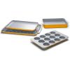 Caraway Nonstick Ceramic Bakeware Set (11 Pieces) – Baking Sheets, Assorted Baking Pans, Cooling Rack, & Storage – Aluminized Steel Body – Non Toxic, PTFE & PFOA Free – Slate(Marigold)