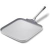 Caraway Square Griddle Pan – 11” Square Pan – Non-Stick Ceramic Coated – Non Toxic, PTFE & PFOA Free – Oven Safe & Compatible with All Stovetops – Marigold(Gray)