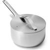 Caraway Stainless Steel Sauce Pan (1.75 Qt) – 5-Ply Stainless Steel – Oven Safe & Stovetop Agnostic – Non Toxic, PTFE & PFOA Free(3 Qt)