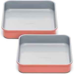 Caraway Non-Stick Ceramic 9” Square Pan – Naturally Slick Ceramic Coating – Non-Toxic, PTFE & PFOA Free – Perfect for Brownies, Lemon Bars, Cakes, & More – Sage(Perracotta)