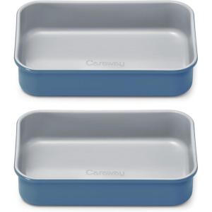 Caraway Non-Stick Ceramic 9”x13” Rectangle Pan – Naturally Slick Ceramic Coating – Non-Toxic, PTFE & PFOA Free – Perfect for Brownies, Lasagnas, and More – Gray(Slate)