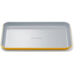 Caraway Non-Stick Ceramic Baking Sheet – Naturally Slick Ceramic Coating – Non-Toxic, PTFE & PFOA Free – Perfect for Baking, Roasting, and More – Medium (15″ x 10″) – Cream(Marigold)