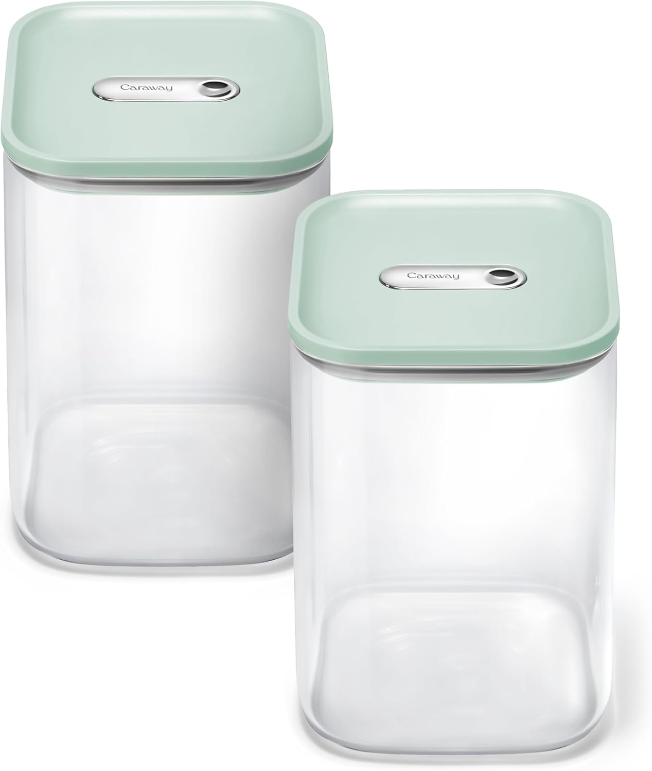 image:imageCaraway 25qt Glass Airtight Food Storage Containers with Lids NonToxic BPAFree Kitchen Storage Container Stackable SpaceSaving Airtight Containers for Pantry Dry Goods 6 Pack NavyMist
