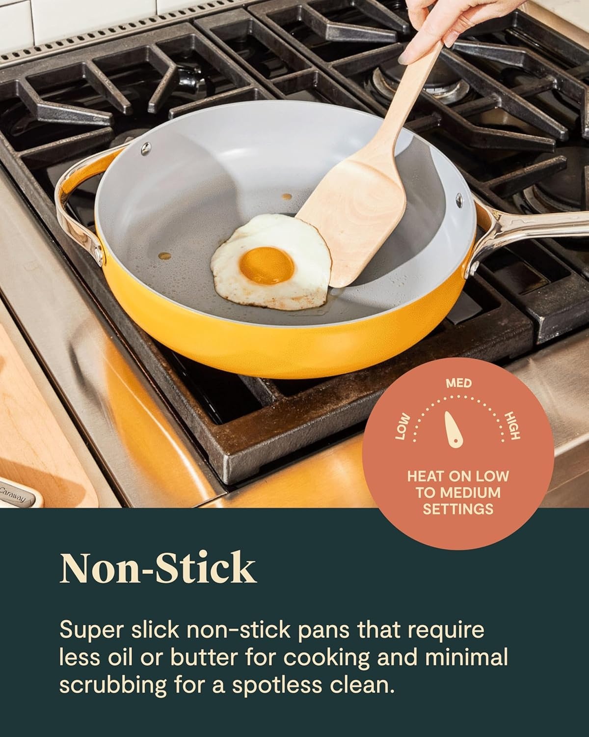 image:imageCaraway 31Piece Ceramic Cookware Bundle Fry Pans Saucepans Saut Pan Dutch Oven Petite Cooker Stir Fry Rondeau Stock Pot Grill amp Griddle Pans Roasting Pan Racks Organizers NavyPerracotta
