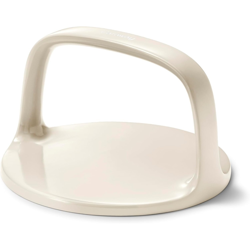 image:imageCaraway Grill Press with Handle 100 Stainless Steel Body Safe for Use with Pans and Grills Ideal for Meat Salmon Tofu Veggies CreamCream