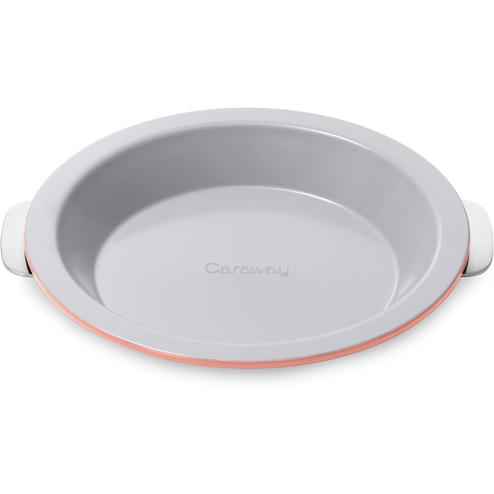 image:imageCaraway Pie Pan 9 NonStick Ceramic Baking Pan with Handles Oven Safe up to 550F NonToxic PTFE amp PFOA Free PerracottaPerracotta