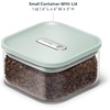 Caraway 2.5qt Glass Airtight Food Storage Containers with Lids – Non-Toxic, BPA-Free Kitchen Storage Container – Stackable, Space-Saving Airtight Containers for Pantry, Dry Goods – 6 Pack – Navy(Mist)