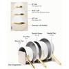 Caraway 31-Piece Ceramic Cookware Bundle – Fry Pans, Saucepans, Sauté Pan, Dutch Oven, Petite Cooker, Stir Fry, Rondeau, Stock Pot, Grill & Griddle Pans, Roasting Pan, Racks, Organizers – Navy(White)