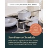 Caraway 31-Piece Ceramic Cookware Bundle – Fry Pans, Saucepans, Sauté Pan, Dutch Oven, Petite Cooker, Stir Fry, Rondeau, Stock Pot, Grill & Griddle Pans, Roasting Pan, Racks, Organizers – Navy(Gray)