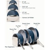 Caraway 31-Piece Ceramic Cookware Bundle – Fry Pans, Saucepans, Sauté Pan, Dutch Oven, Petite Cooker, Stir Fry, Rondeau, Stock Pot, Grill & Griddle Pans, Roasting Pan, Racks, Organizers – Navy(Navy)