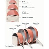 Caraway 31-Piece Ceramic Cookware Bundle – Fry Pans, Saucepans, Sauté Pan, Dutch Oven, Petite Cooker, Stir Fry, Rondeau, Stock Pot, Grill & Griddle Pans, Roasting Pan, Racks, Organizers – Navy(Perracotta)