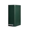 Caraway 45L Rectangular Step Trash Can – 13 Gallon Stainless Steel Trash Can with Quiet Close Lid and Fingerprint-Resistant Finish – Midnight(Emerald)