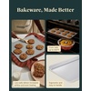 Caraway Cookie Sheet – 18” x 13” Non-Stick Ceramic Baking Sheet – Oven Safe up to 550ºF – Non-Toxic, PTFE & PFOA Free – Perracotta(Navy)