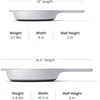 Caraway Enameled Cast Iron Bundle – 8″ Mini Skillet, 1.8 qt Sauce Pan with Lid & Storage Organizer – Durable, Non-Toxic Cookware for Stovetop & Oven – No Seasoning Required – Cream(Gray)