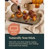 Caraway Non-Stick Ceramic Baking Sheet & Cooling Rack Bundle – Ceramic Coated – Non-Toxic, PTFE & PFOA Free – Large (18″x13″), Small (9”x13”), & Cooling Racks – Gray(Sage)