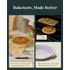 Caraway Pie Pan – 9” Non-Stick Ceramic Baking Pan with Handles – Oven Safe up to 550ºF – Non-Toxic, PTFE & PFOA Free – Perracotta(Navy)