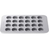 Caraway 24-Cup Mini Muffin Pan – Non-Stick Ceramic Baking Pan – Ergonomic & Easy to Handle – Oven Safe up to 550ºF – Non-Toxic, PTFE & PFOA Free – Perracotta(White)