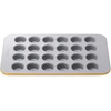 Caraway 24-Cup Mini Muffin Pan – Non-Stick Ceramic Baking Pan – Ergonomic & Easy to Handle – Oven Safe up to 550ºF – Non-Toxic, PTFE & PFOA Free – Perracotta(Marigold)