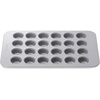 Caraway 24-Cup Mini Muffin Pan – Non-Stick Ceramic Baking Pan – Ergonomic & Easy to Handle – Oven Safe up to 550ºF – Non-Toxic, PTFE & PFOA Free – Perracotta(Gray)