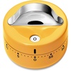 Caraway Mechanical Kitchen Timer – Stainless Steel 60 Minute Wind Up Timer – Side and Top Display for Cooking, Baking, and Daily Routines – Cream(Marigold)