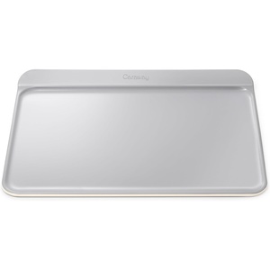 Caraway Cookie Sheet – 18” x 13” Non-Stick Ceramic Baking Sheet – Oven Safe up to 550ºF – Non-Toxic, PTFE & PFOA Free – Perracotta(Cream)