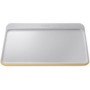 Caraway Cookie Sheet – 18” x 13” Non-Stick Ceramic Baking Sheet – Oven Safe up to 550ºF – Non-Toxic, PTFE & PFOA Free – Perracotta(Marigold)
