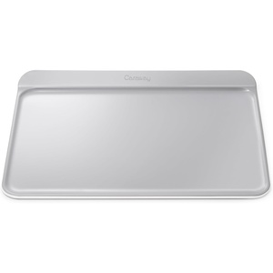 Caraway Cookie Sheet – 18” x 13” Non-Stick Ceramic Baking Sheet – Oven Safe up to 550ºF – Non-Toxic, PTFE & PFOA Free – Perracotta(White)